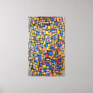 MONDRIAN - SAMMANSÄTTNING (sammansättning) - 1916 Canvastryck