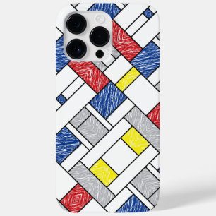 Mondrian Scribbles Minimalist De Stijl Modern Art