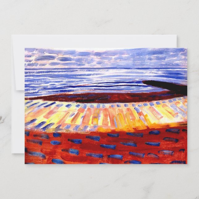 Mondrian-Sea After Sunset Kort (Framsida)