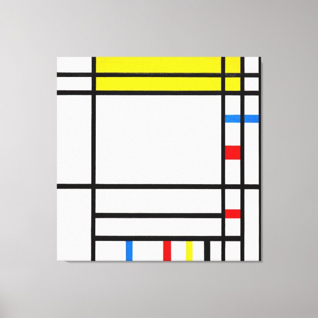 MONDRIAN - STÄLLE DE LA CONCORDE - 1938-1943 - CANVASTRYCK (Framsida)