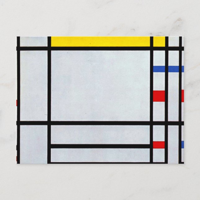 Mondrian - Ställe de la Concorde Vykort (Framsida)