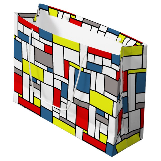 Mondrian stil design (Framsidan Vinklad)