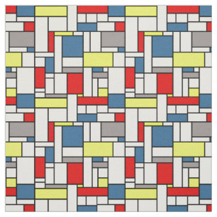 Mondrian stildesign tyg