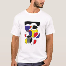 mondrian style jnf t-shirt