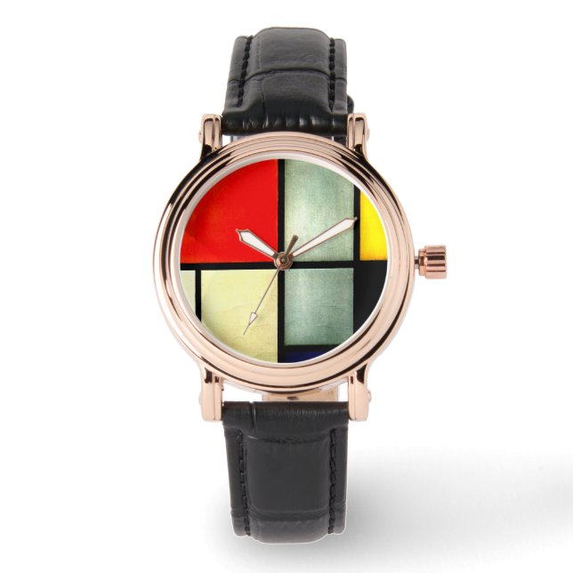 Mondrian - Tableau 3 Armbandsur (Framsida)