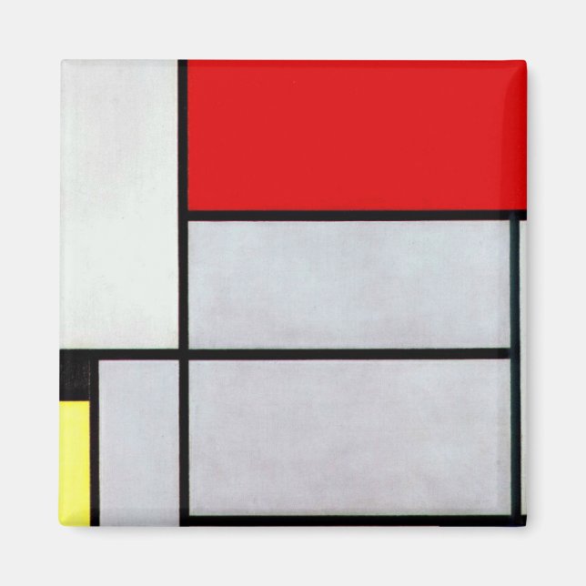 Mondrian - Tableau I Magnet (Framsidan)
