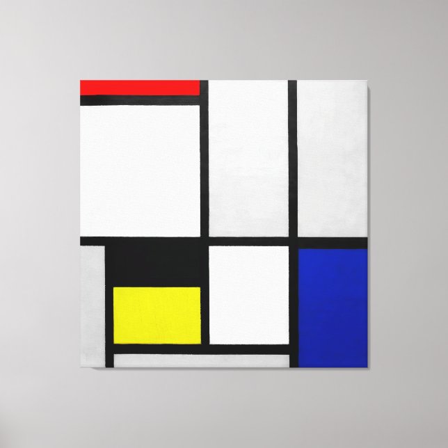 MONDRIAN - TABLEAU No. III - 1922-1925 - De Stijl Canvastryck (Framsida)