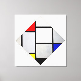 MONDRIAN - TABLEAU No. IV - LOZENGE COMPOSITION - Canvastryck