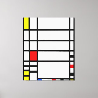 MONDRIAN - TRAFALGAR SQUARE - 1939-1943 - De Stijl Canvastryck
