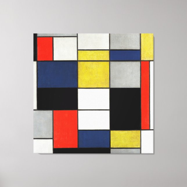 MONDRIAN - Underbar sammansättning A - 1919-1920 - Canvastryck (Framsida)