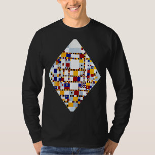 Mondrian Victory Boogie Woogie Neo Plasticism Abst T Shirt