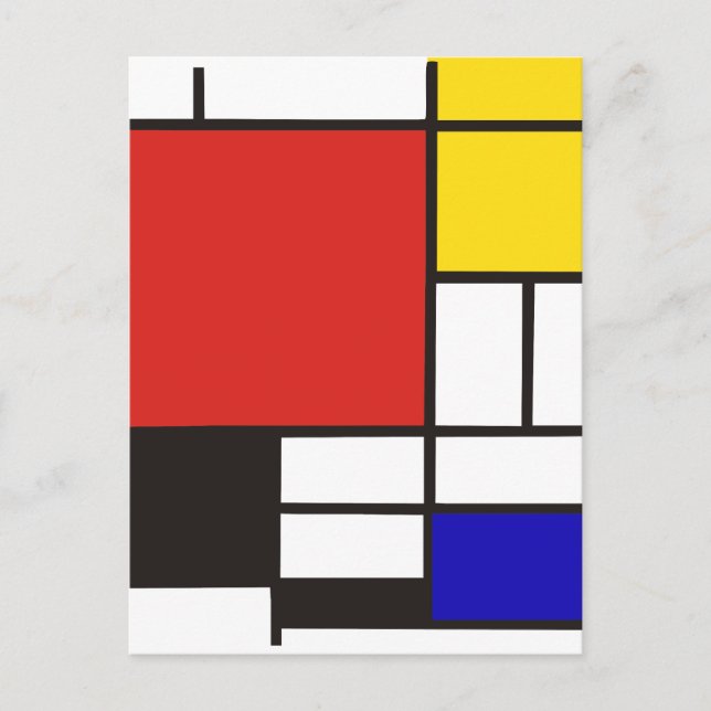 Mondrian Vykort (Framsida)