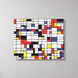 Mondrianesque Canvastryck