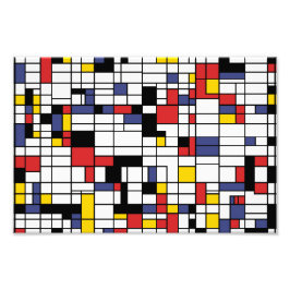 Mondrianesque Fototryck