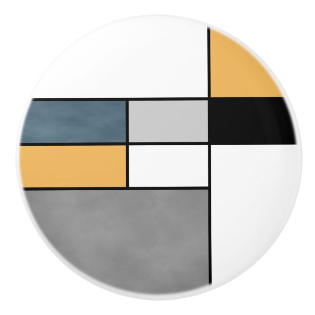 Mondriansk inspiration knopp (Framsidan)