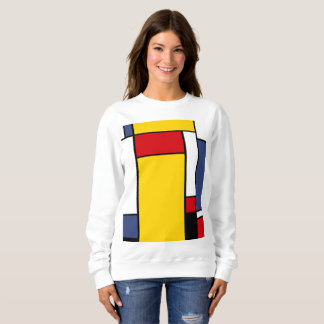 Mondriansk inspirerad modern Geometric Stil Art. T Shirt