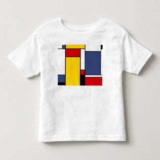 Mondriansk inspirerad modern geometrisk Stil Art T Shirt