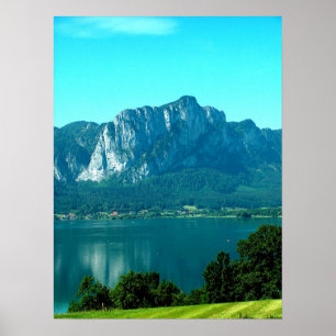 Mondsee-Österrike Poster
