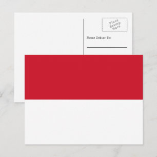 Monégasque Flagga, Flagga Monaco Vykort