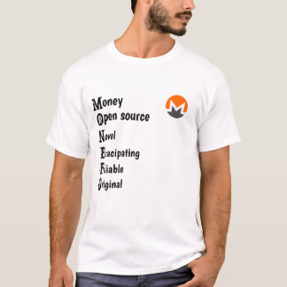 monero acrostic t shirt
