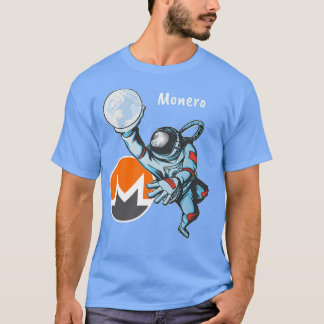 Monero XMR Space Man Astronaut Dunk Crypto Cryptoc T Shirt