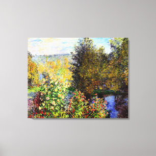 Monet - A Corner of the Garden at Montgeron Canvastryck