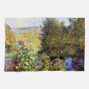 Monet - A Corner of the Garden at Montgeron Kökshandduk