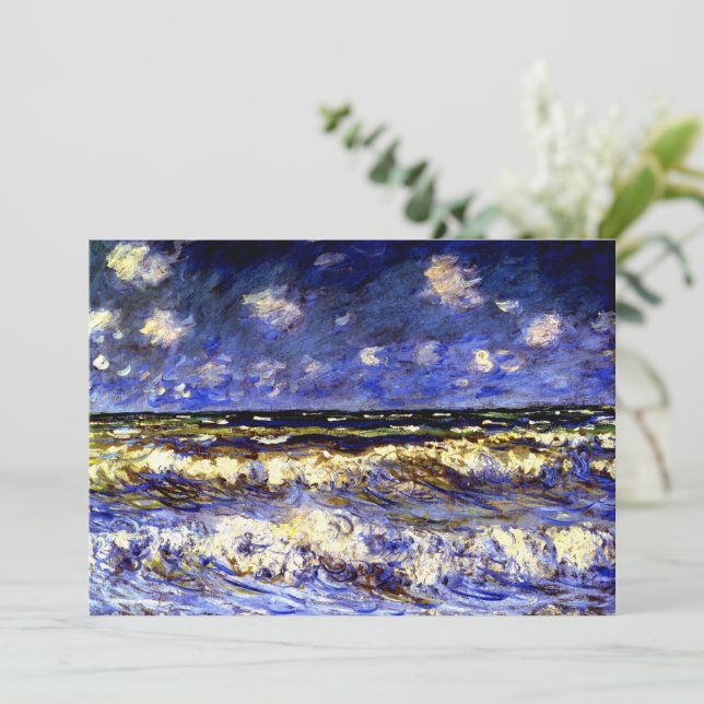 Monet - A Stormy Sea (Stående Fram)