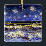 Monet - A Stormy Sea Julgransprydnad Keramik<br><div class="desc">A Stormy Sea,  bra konsmålning av Claude Monet</div>