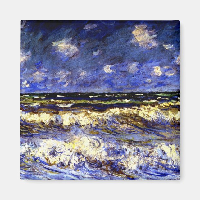 Monet - A Stormy Sea Magnet (Framsidan)