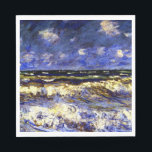 Monet - A Stormy Sea Pappersservett<br><div class="desc">A Stormy Sea,  bra konsmålning av Claude Monet</div>