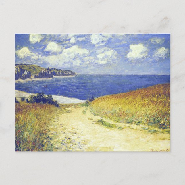 Monet - Alley Near Pourville Vykort (Framsida)