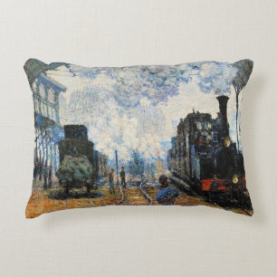 Monet - Ankomsten av Normandietåget, Prydnadskudde