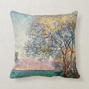 Monet: Antiber i morgonteckningen Kudde