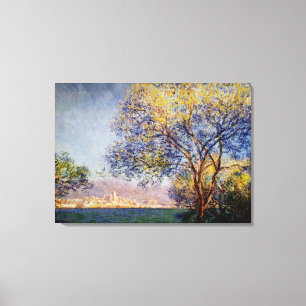 Monet - Antibes på morgonen Canvastryck