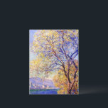Monet: Antibes Seen från Salis Gardens Vykort<br><div class="desc">Monet-Antibes Seen från Salis Gardens. Impressionism liggande målning av Claude Monet,  1888.</div>
