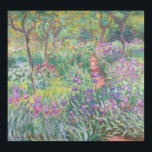 Monet är konstnären i Giverny Poster<br><div class="desc">Konstnärens trädgård i Giverny av Claude Monet (1900).</div>