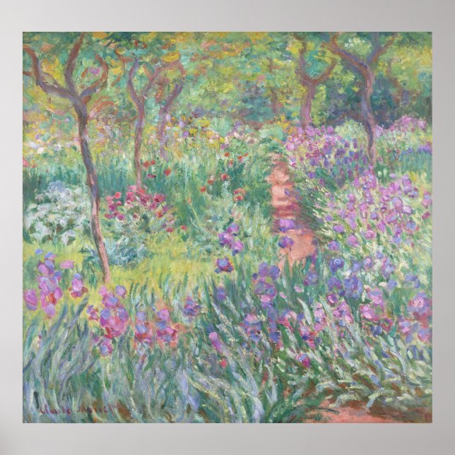 Monet är konstnären i Giverny Poster (Framsidan)