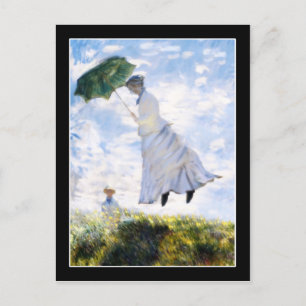 Monet är på väg bort vykort