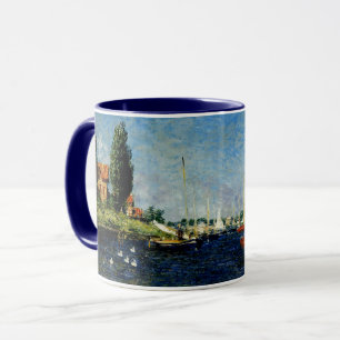 Monet-Argenteuil, målning av berömd, Mugg
