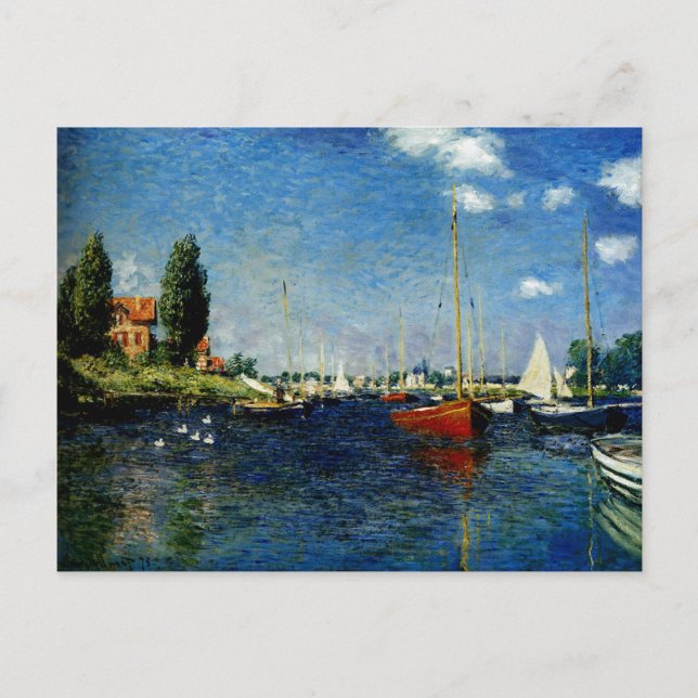 Monet - Argenteuil Vykort (Framsida)