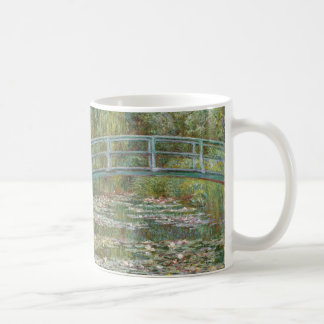 Monet Art Bridge över Vatten Lilies damm Kaffemugg