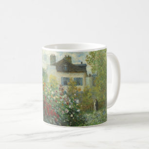 Monet Artists Garden in Argenteuil Painting Kaffemugg