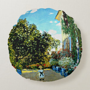 Monet - Artists hus i Argentina Rund Kudde