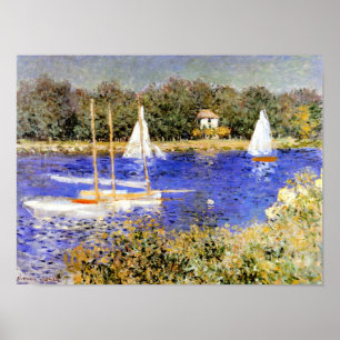 Monet - bäckenet i Argentina Poster