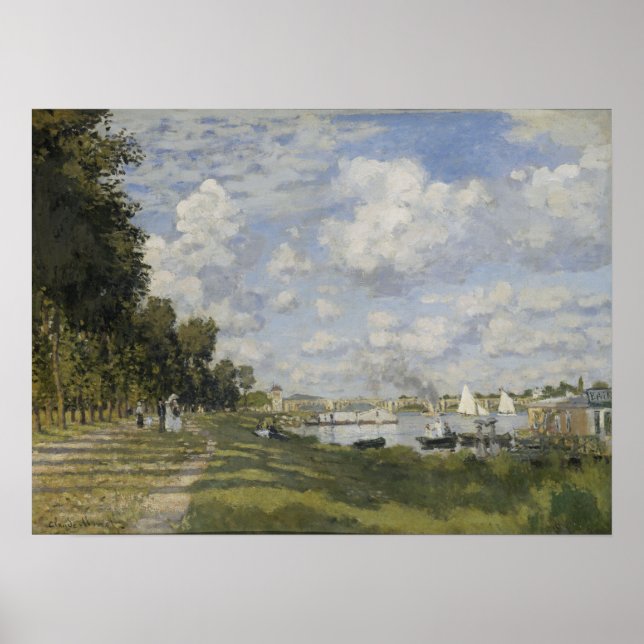 Monet - Bassin D'Argenteuil Poster (Framsidan)
