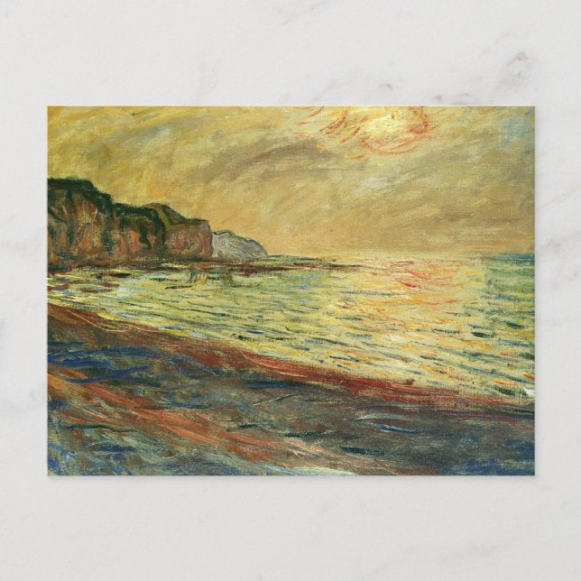 Monet Beach i Pourville Vykort (Framsida)
