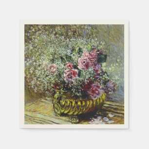 Monet - Blommor i en pott Pappersservett