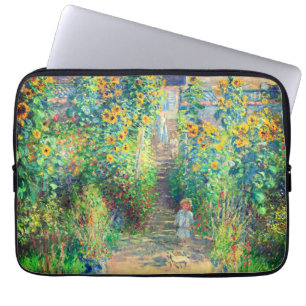Monet-Blomsterträdgård Laptop Fodral