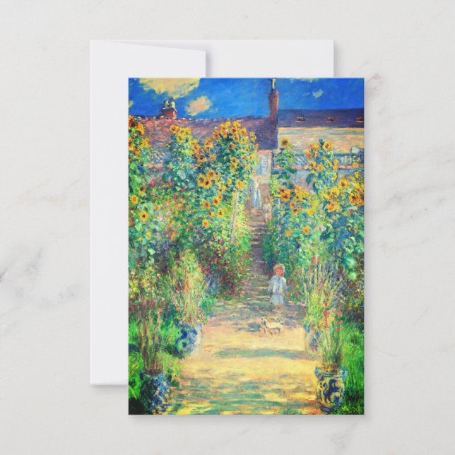 Monet-Blomsterträdgård OSA Kort (Framsida)